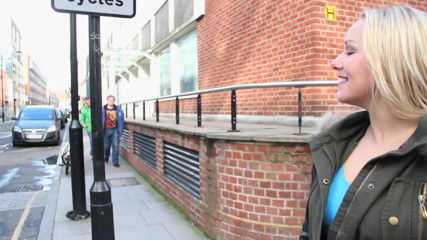 Kinky Porn Freaks: Ashley Rider walks on streets of downtown