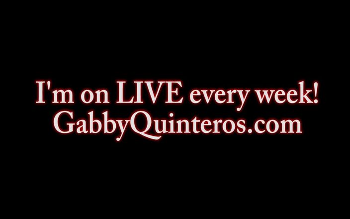 Gabby quinteros: Gabby Quinteros se nettoie la chatte !