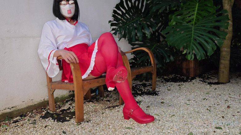 SissyKanisa: Sluty Miko Sissy Kanisa Part 3: Dick Play Outdoor in a...