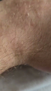 Lunch Break - Hot Stepdaddy Rubs His Fat Cock Through White Calvin Klein