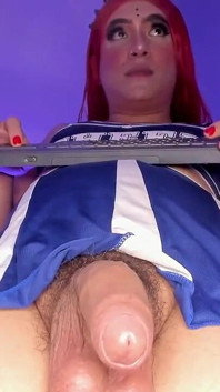 Shemale Colombian Fat White Cockjob