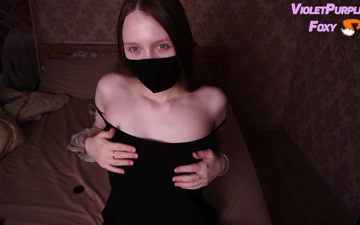 VioletPurpleFoxy: フル - 小柄なブルネットから自家製乳首を振るオーガズム
