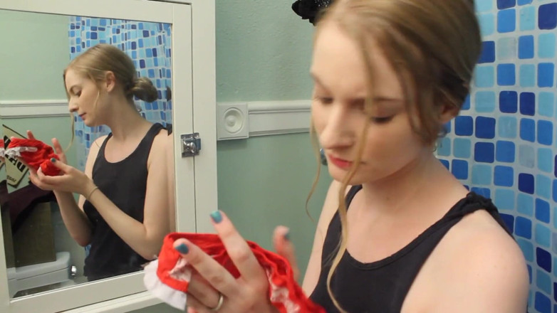 Lesbian Teen Stories: High heel teens and face sitting in the kitchen. Made...