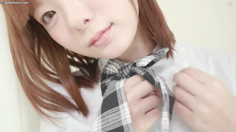 Babe Stare: Cute and doe-eyed Asian teases you