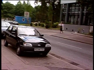 Lucky Cooch: Cute blond in front of camera