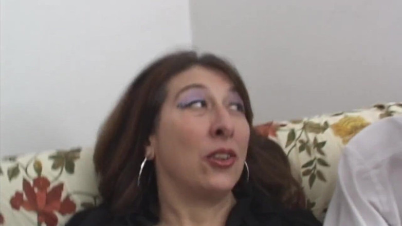 Milf in Love: Ugly italian milf loves to take cock in the ass