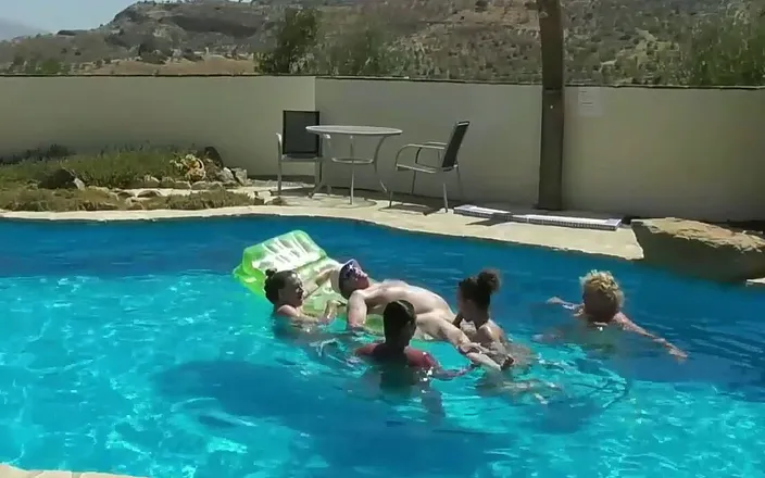 Cheyenne Rose 80: Holiday Pool Orgy
