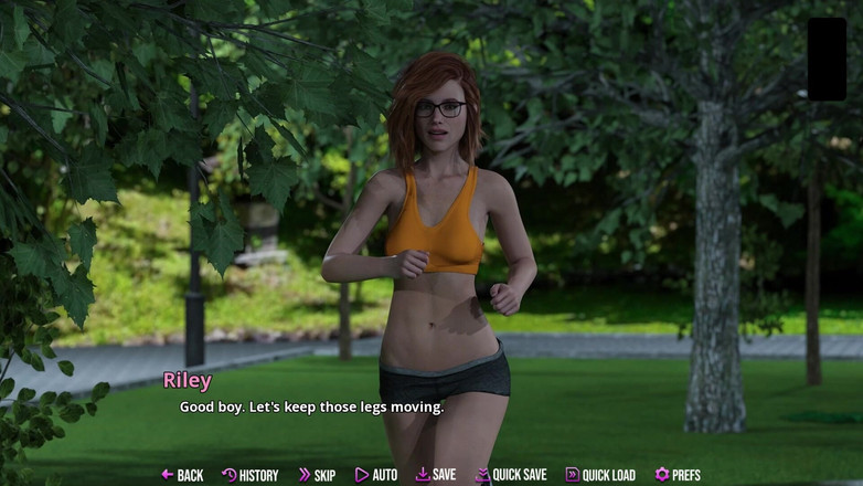 LustSaga: College Kings 139 - Riley'nin parkta gizli ay ışığı elle muamelesi