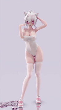 Sistar - Shake It white Stockings; Swimwear; Striptease; Busty; Long Legs