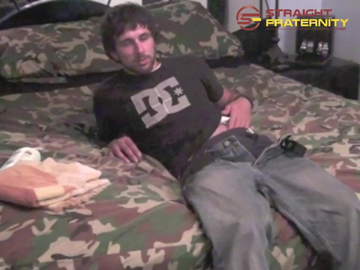 Straight Fraternity: My Straight Buddy Alec Jerking off