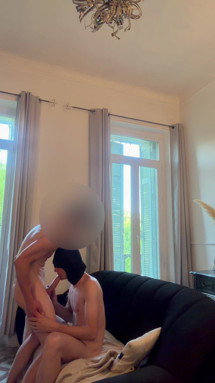 Gabriel Loma: His Cock Smashes My Ass and Makes the Sofa Back...
