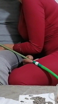Arab Hot Wife Gets Fuck on the Table