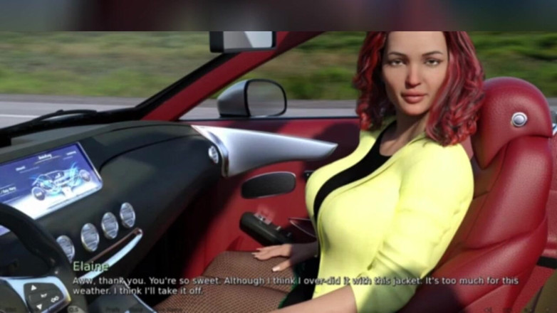 3DXXXTEEN2 Cartoon: Rude thoughts on tan lines and fishnets. 3D porn cartoon sex