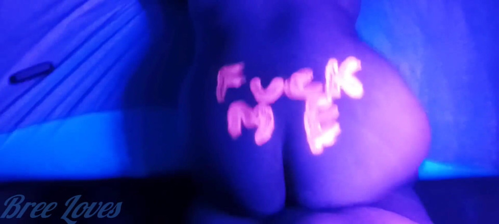 Bree Loves: Pawg with body paint gets what she wants