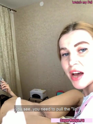 SugarNadya: 深比基尼脱毛美丽阴户的视频课程