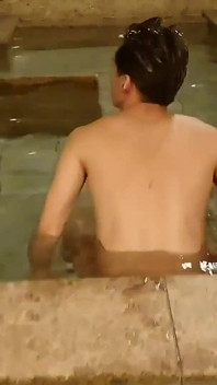 Japanese Guy Goes to Society Bathhouse, Gets Erotic Massage and Hand Job