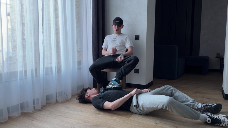 1JackDaniel: Sniffs Socks and Both Cum
