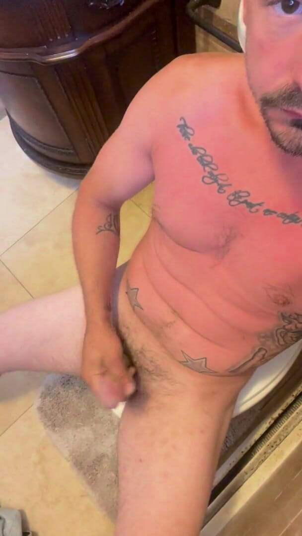 Jerkoff king: Hetero cara masturbando pau sexy uma bunda