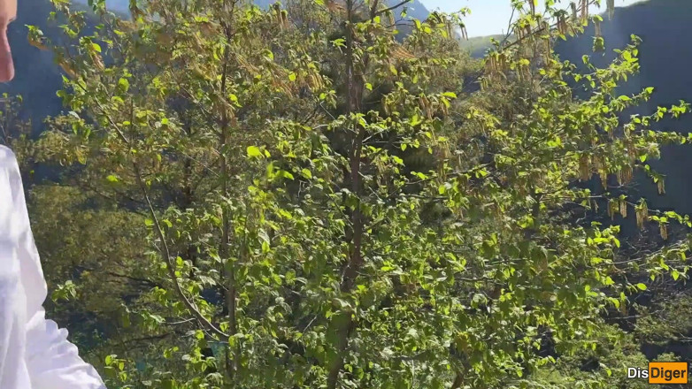 Dis Diger: 和我在路上搭讪的辣妹在山上的户外性爱