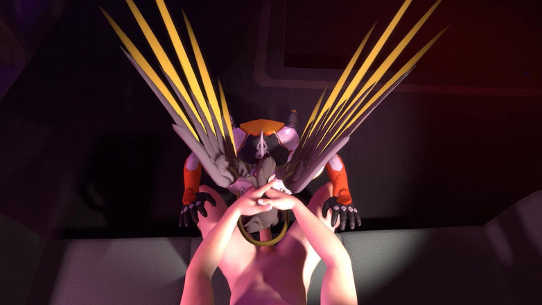 Wraith ward: Mercy Sucks Dick on Her Knees in POV Overwatch Parody