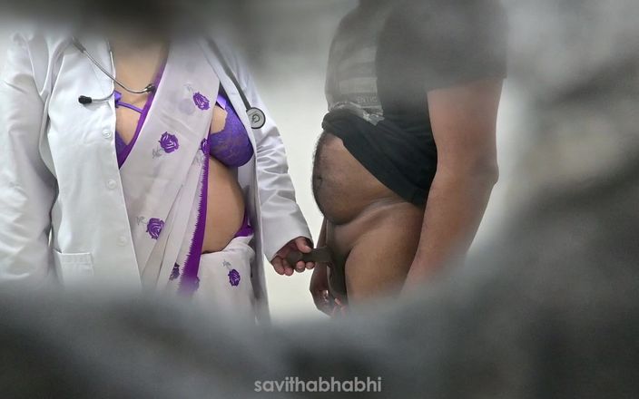 savithabhabhi: Pacientul norocos a primit un doctor frumos care să-i satisfacă...