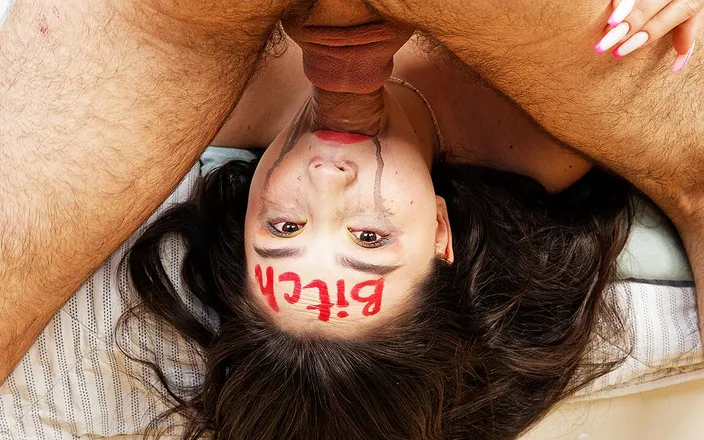 Crazy Mouth Meat: Chubby Teen First Time Rough Face Fucked