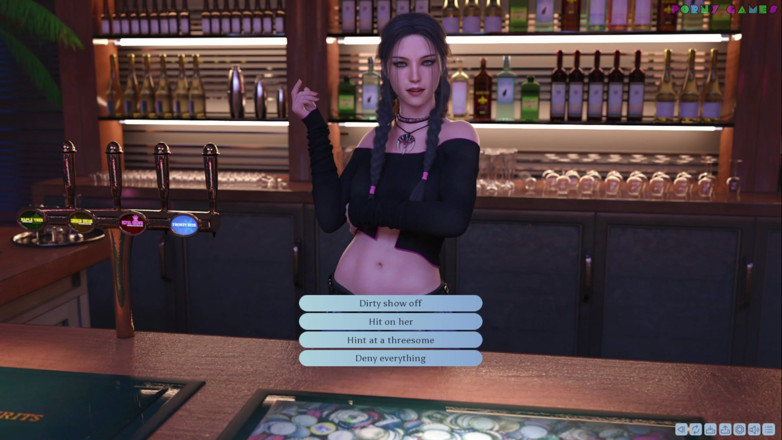 Porny Games: La：熊在晚上的魔法街道 - 夜间外出，贵宾室性爱 2