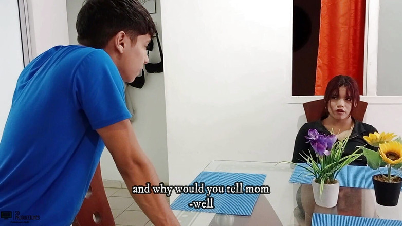 kem: 비밀 유지 대가로 나에게 좋은 오럴을 주는 발정난 의붓여동생 - 스페인어 포르노