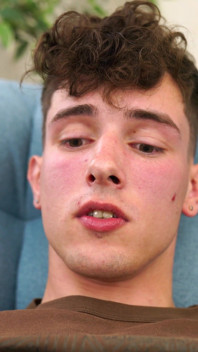Sexy 18 Year Old Twink Edges His Huge Cock in His Underwear