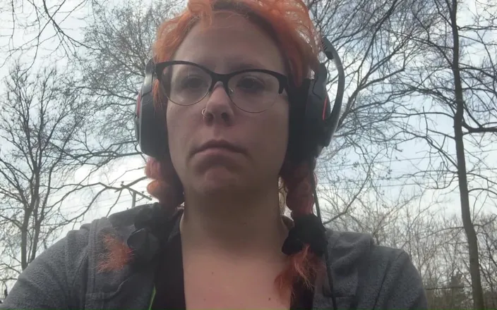Deanna deadly: Big Yawns While Sitting Outside