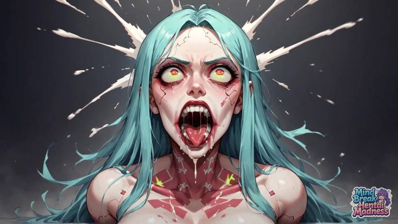 Mind Break Hentai Madness: Turquoise Cracks: Nipple Stretching Bliss