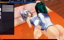 H3DC: 3D hentai söt lesbisk leker tillsammans