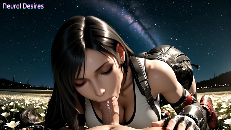 Neural Desires: Tifa trouve le paradis sous les étoiles (vidéo en ia)