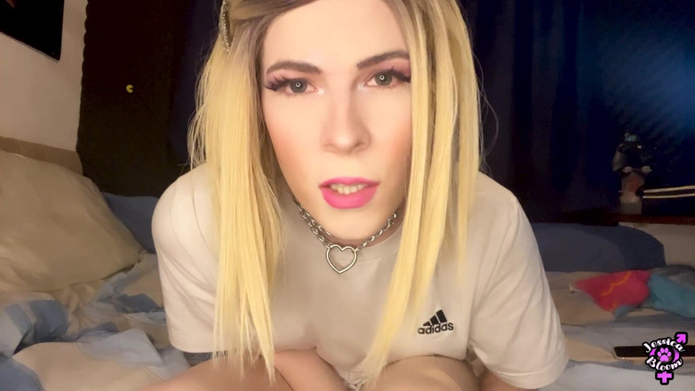 Jessica Bloom: Jessica Bloom Self Foot Worship Foot Fucking Cum on Feet