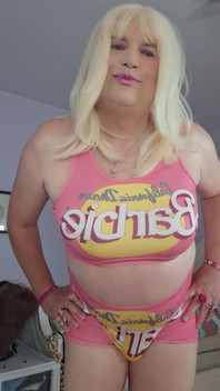 Blonde Bimbo for Daddy!