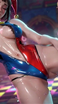 Chica De Payaso Cubierta De Esperma Grueso - Ahegao & Tit Play - Compilación