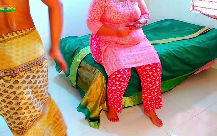 Aria Mia: Quente gordinha tia diz para trabalhar garoto enquanto assiste pornô