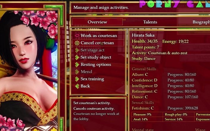 Porny Games: Порочной Руже - Встреча с Томомицу (8)