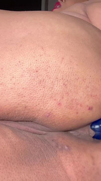 Angel BBW Zero w jej cipce 100% seks analny