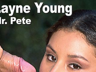 Edge Interactive Publishing: Layne Young &amp; Mr. Pete zuigen klaarkomen in het gezicht Pinkeye...