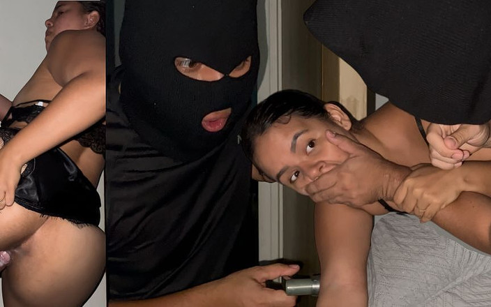 MaRaSexx: Maskeli Adam Latin MILF'in Evine Giriyor Ve Onu Sert Sikiyor
