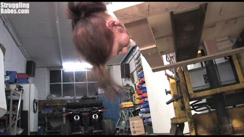 Submissed: Kirsten Hogtied Cleavegagged Forklifted