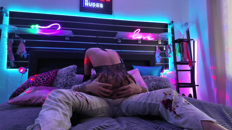 Domina Dark: 怖いウサギファック