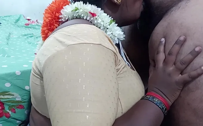 Veni: Tamil Wife Deepthroat Mouth Fucked on Her Husband