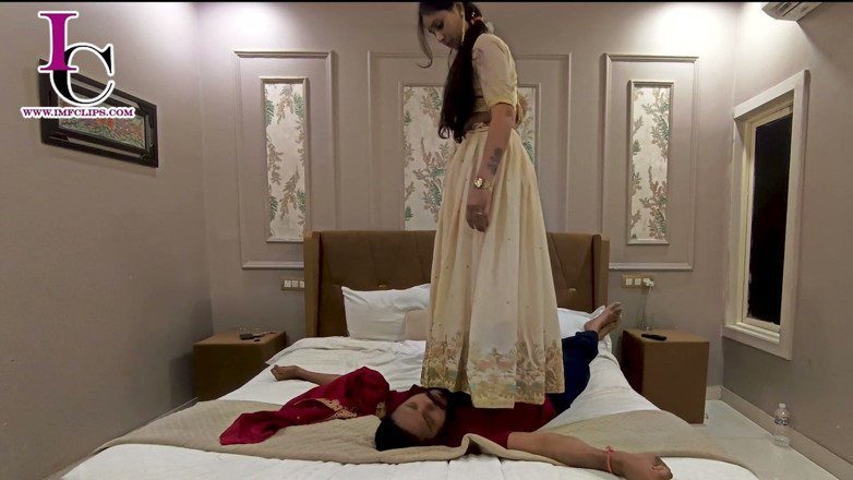 Indian mistress femdom studio: Beating of an Elderly Husband - B. Shivani