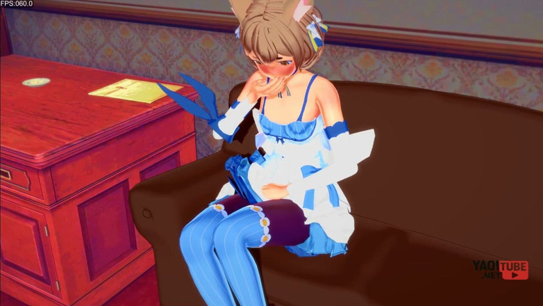 Yaoitube: Re Zero Yaoi - Felix Cumming usando um vibrador