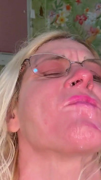 Degrade My Face with Spit,snot,pee,squirt,slap,fist