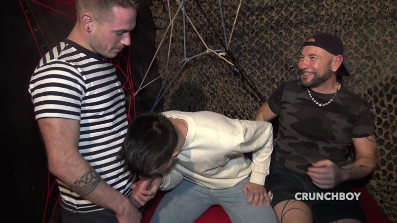 Young French dudes with big cocks: Twink Nathan Luna zneužitý surový od Apola Adrii