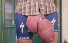 Selfsucking, fingering, wanking playing pleasing my meat