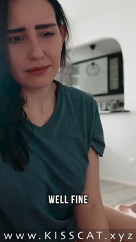 Why stepson fucks stepmom mouth? Stepmommy risky oral creampie on couch